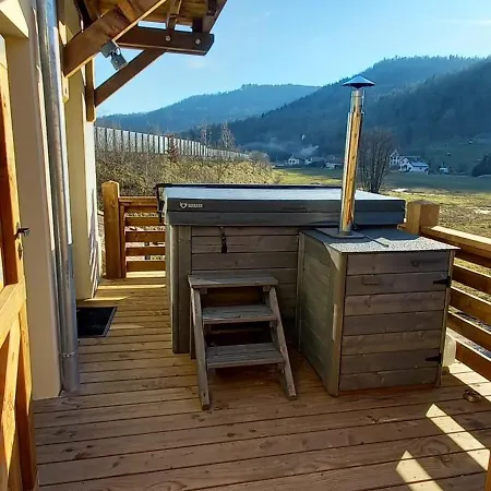 아파트 Atypique, Vosges, Chez Bubu, Ecole Renovee Bain Nordique Et Nature Vecoux